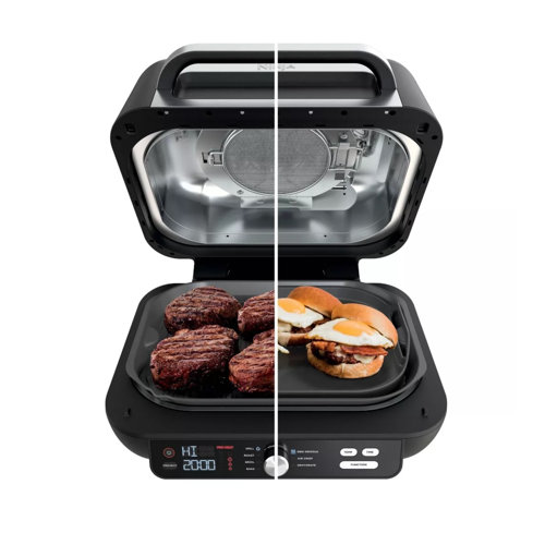 Ninja 17.4'' W x 15.7'' D Portable Indoor/Outdoor Use 0 Burner Flat